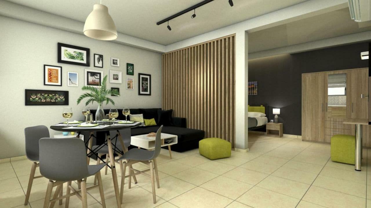 Green - Comfy Center Rodos Asgourou Dış mekan fotoğraf